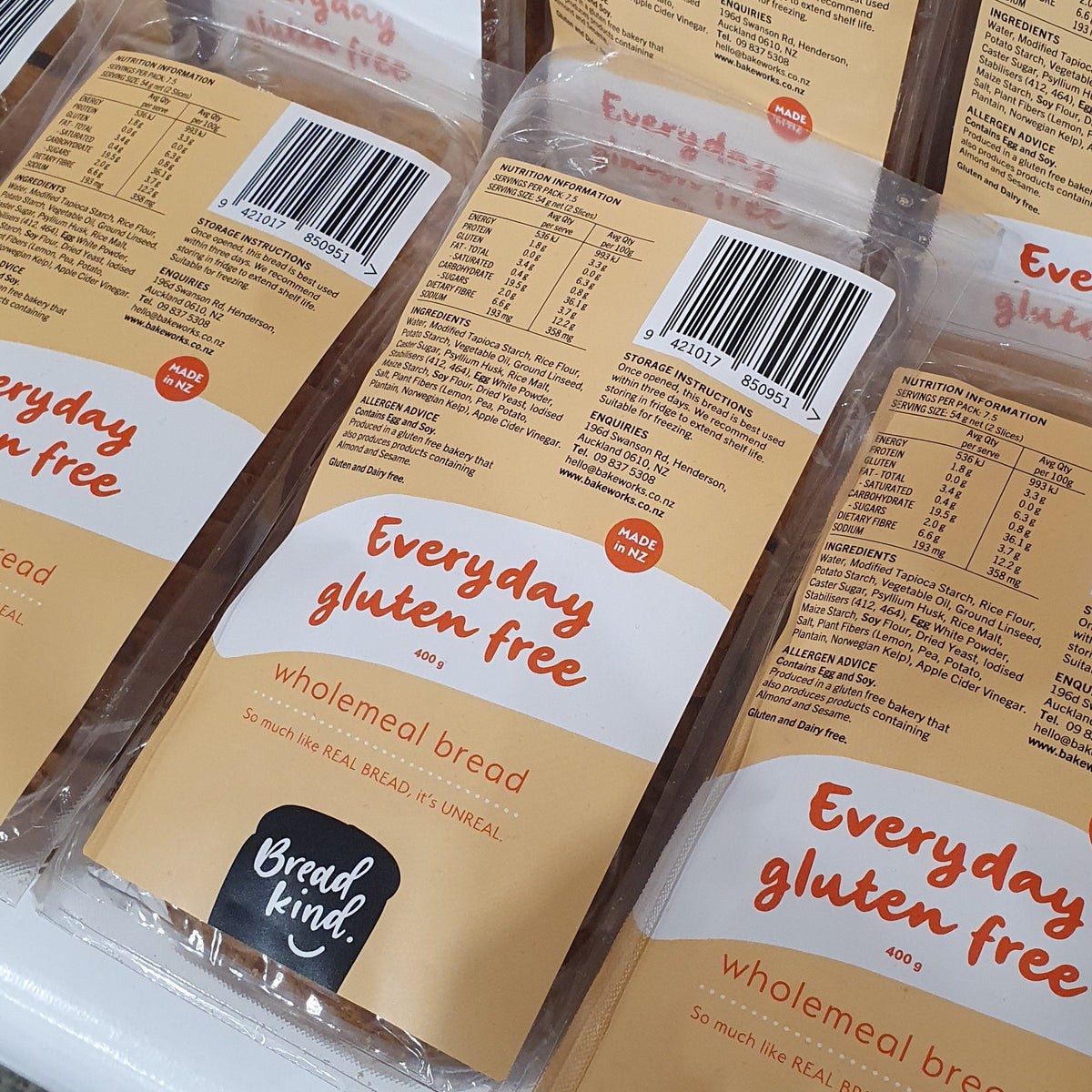 Bread Kind Everyday Gluten Free Wholemeal Bakeworks