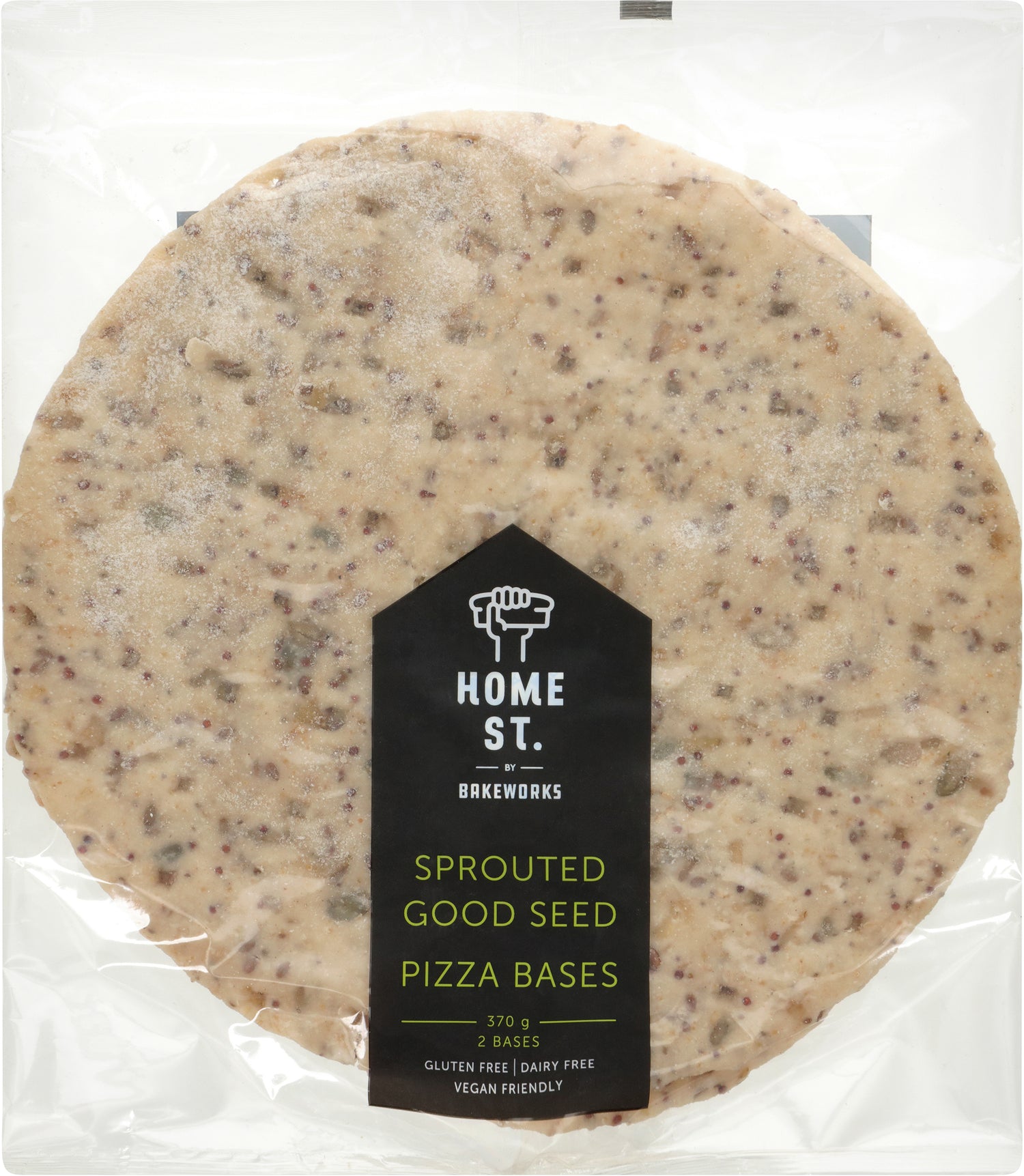 Home St. Sprouted Pizza Base 10" - 2 pack 370g